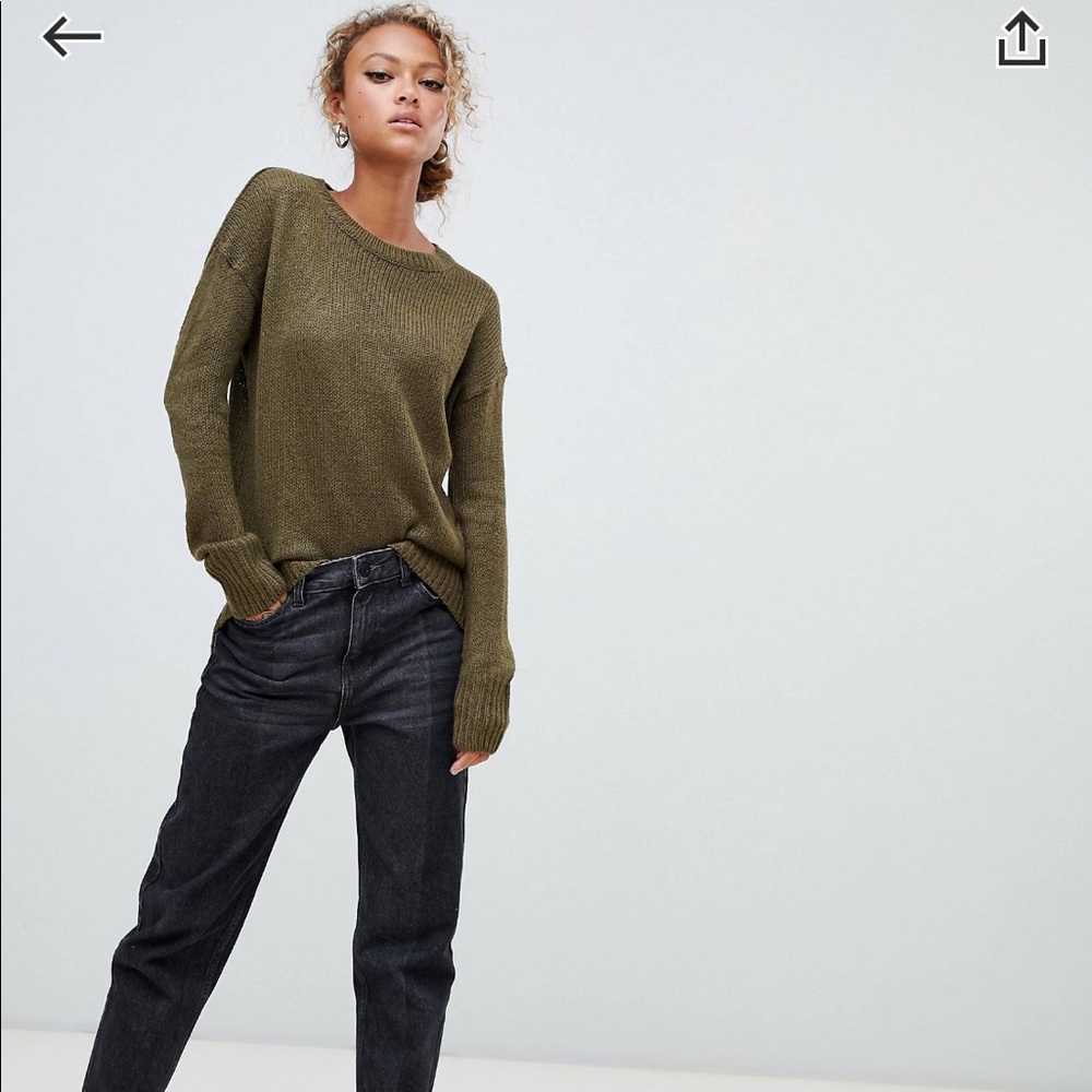 NWT ASOS NEW LOOK sweater in khaki green